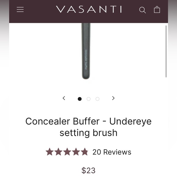 BNIB Vasanti concealer buffer / undereye setting brush - Picture 3 of 3
